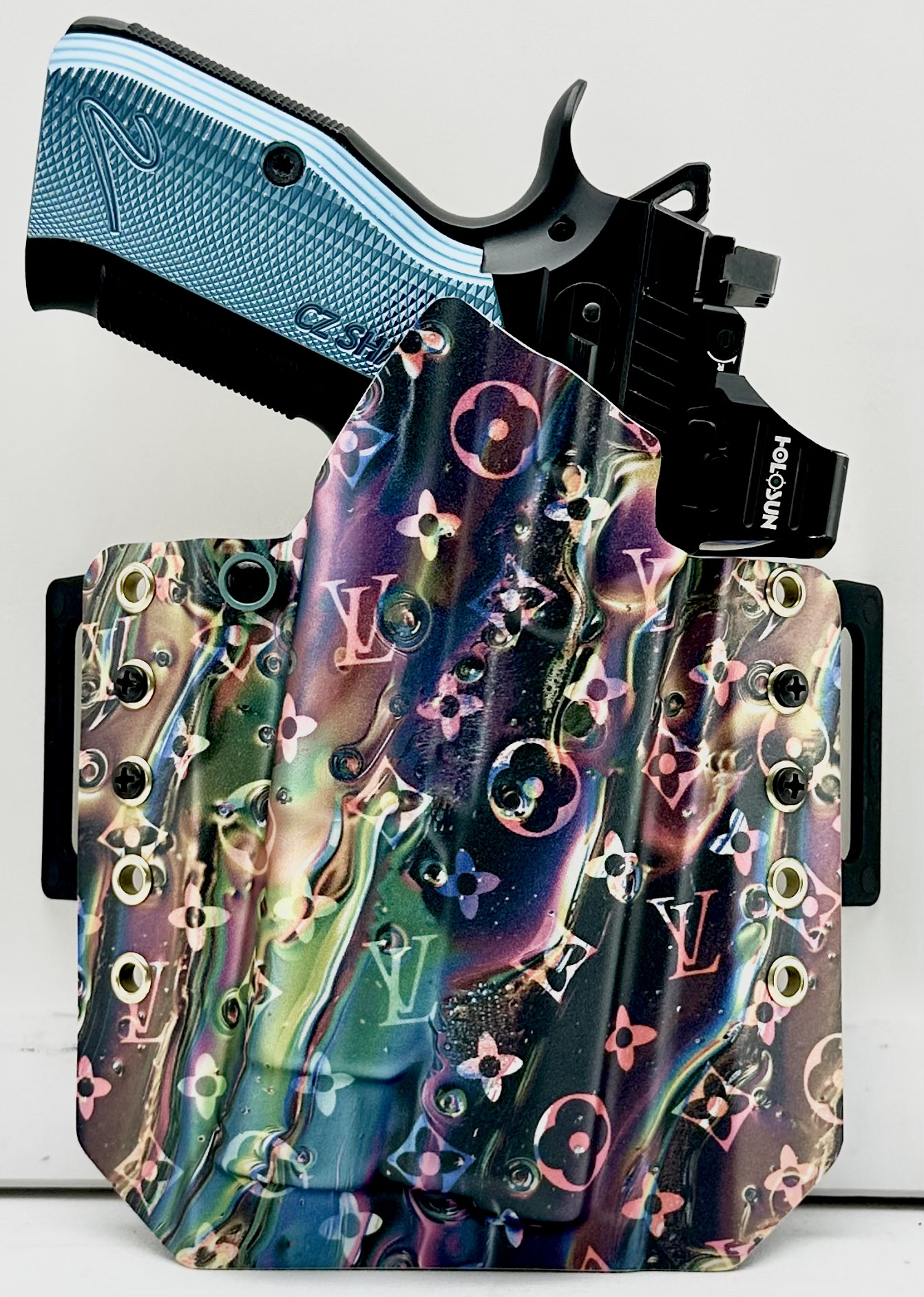 Custom themed CZ holster