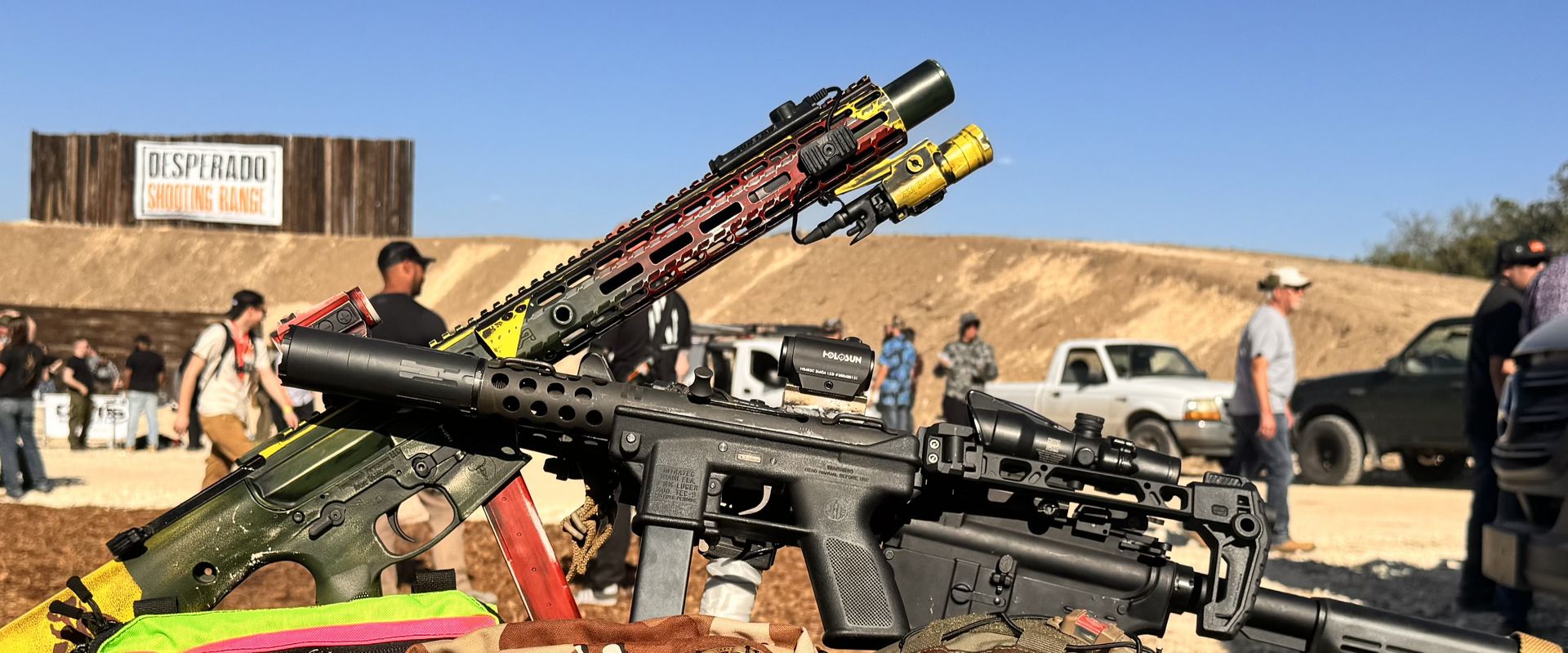Custom rifle builds at War Quail