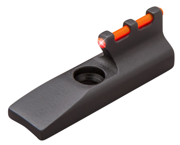 TruGlo TG965R Front Sight  Red Fiber Optic Front/Black Frame Fits Browning Buck Mark Fits Ruger MK II/MK III/MK IV, 22/45, Front Post Screw Mount