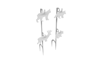 B/C RIMFIRE AR500 ANIMAL TARGET SET