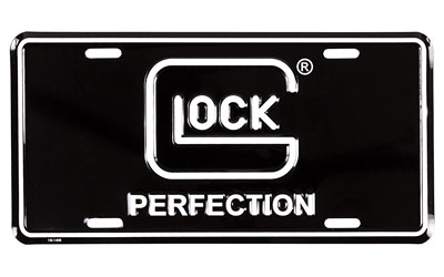 GLOCK OEM PERF LICENSE PLATE BLK/WHT