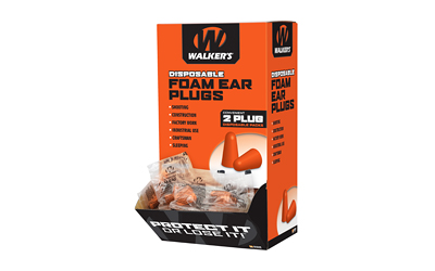 WALKER'S FOAM EAR PLUGS 200PK BOX