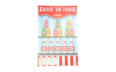 [ACTGS-CARBTTL-100] ACTION TGT KNOCKEM DOWN 100PK