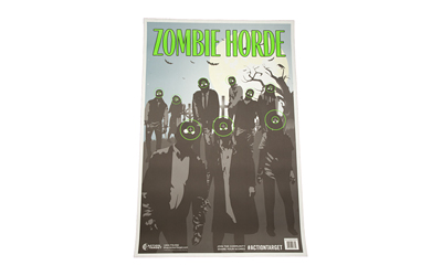 [ACTGS-ZOMHORDE-100] ACTION TGT ZOMBIE HORDE GRN 100PK