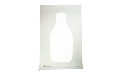 [ACTQ-WH-100] ACTION TGT STNDRD FBI/DEA WHT 100PK