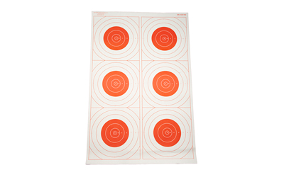 [ACTSR-21C6T-RD-100] ACTION TGT BLSEYE MILI RED 100PK