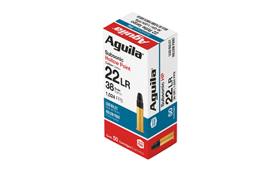 [AGA1B220268] AGUILA 22LR SUB HV 38GR HP 50/1000