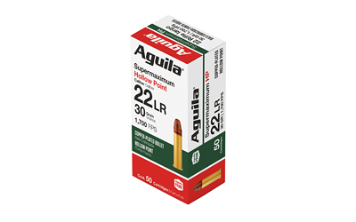 [AGA1B220297] AGUILA 22LR SUPR MAX 30GR HP 50/1000