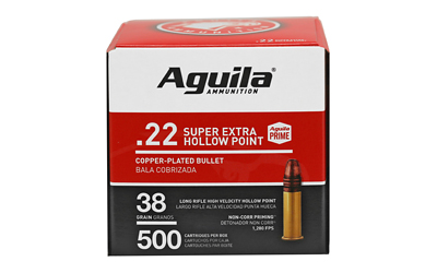 [AGA1B221118] AGUILA 22LR HV HP 38 GR 500 PACK