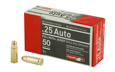 [AGA1E252110] AGUILA 25ACP 50GR FMJ 50/1000
