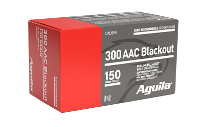 [AGA1E300110] AGUILA 300BLK 150GR FMJ 50/1000