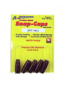 [AZ15159] AZOOM SNAP CAPS 357SIG 5/PK