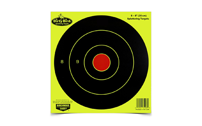 [BC35908] B/C DIRTY BIRD YELLOW RND TGT 8-8"