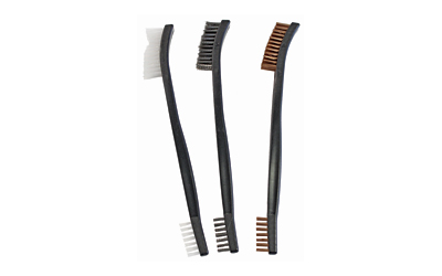 [BC41104] B/C UTILITY BRUSHES BRNZ/NYL/STL 3PK
