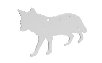 [BC47711] B/C AR500 3/8" SILHOUETTE COYOTE WHT