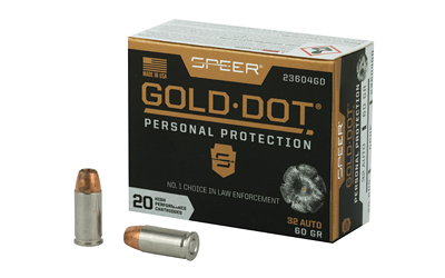 [CCI23604GD] SPR GOLD DOT 32ACP 60GR HP 20/200
