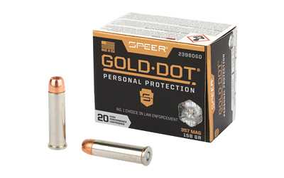 [CCI23960GD] SPR GOLD DOT 357MAG 158GR HP 20/200