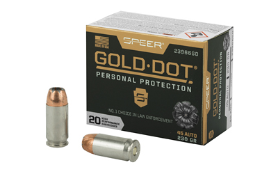 [CCI23966GD] SPR GOLD DOT 45ACP 230GR HP 20/200