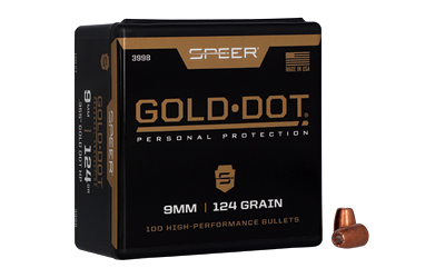 [CCI3998] SPR GOLD DOT .355 124GR HP 100CT