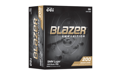 [CCI52012BB] BLAZER 9MM 124GR FMJ 200RD TRAY