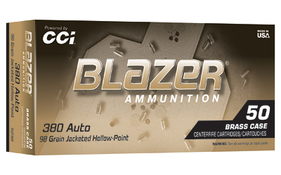 [CCI5238] CCI BLAZER BRASS 380ACP 98GR JHP 50