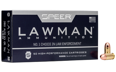 [CCI53608BX] SPR LAWMAN 380ACP 95GR TMJ 50/1000