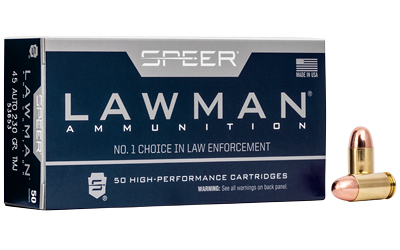 [CCI53653BX] SPR LAWMAN 45ACP 230GR TMJ 50/1000