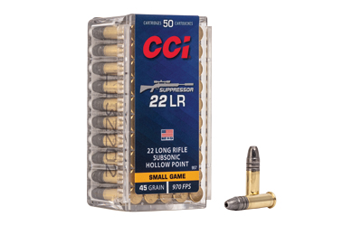 [CCI957] CCI 22LR SUPPRESSOR 45GR HP 50/5000