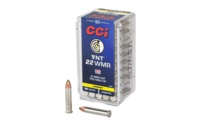 [CCI969CC] CCI 22WMR 30GR VARMINT TIP 50/2000
