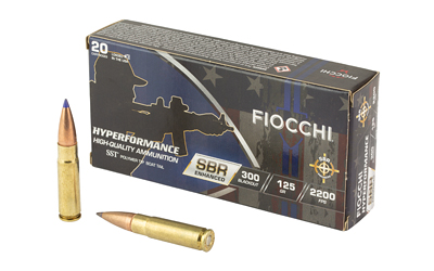 [F300BKSBA] FIOCCHI HYPR SBR 300BLK 125GR 20/200