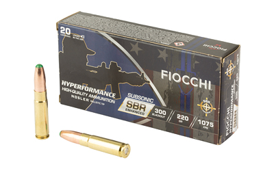 [F300BKSBS] FIOCCHI HYPR SBR 300BLK 220GR 20/200