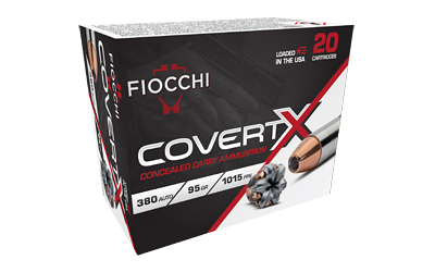 [F380CCWA] FIOCCHI COVERT X 380ACP 95GR 20/200