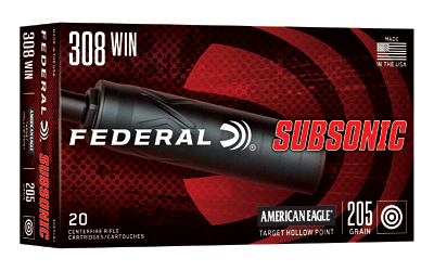 [FE308SUB1] FED SUBSONIC 308WIN 205GR THP 20/200