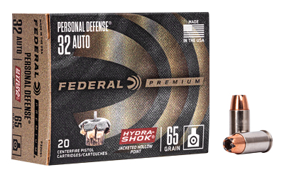 [FE32HS1] FED HYDRA-SHOK 32ACP 65GR JHP 20/500