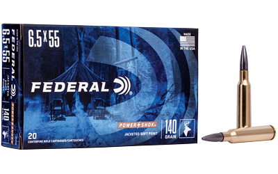 [FE6555B] FED PWRSHK 6.5X55 140GR SP 20/200
