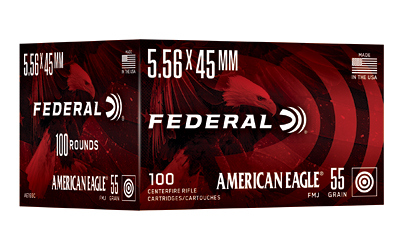 [FEAE193C] FED AM EAGLE 5.56 55GR FMJ 100/500