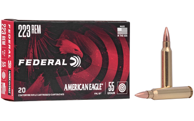 [FEAE223] FED AM EAGLE 223REM 55G FMJ BT20/500
