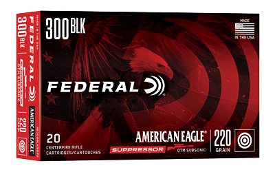 [FEAE300BLKSUP2] FED AE SUPPRESSOR 300BLK 220GR OT 20
