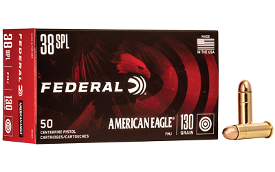 [FEAE38KBX] FED AM EAGLE 38SPL 130GR FMJ 50/1000