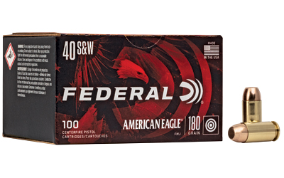 [FEAE40R100] FED AM EAGLE 40S&W 180GR FMJ 100/500