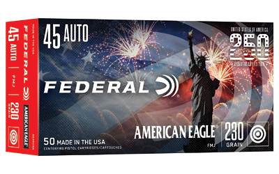 [FEAE45USA] FED 250TH ANV USA 45ACP 230GR FMJ