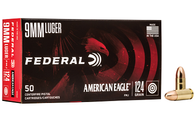 [FEAE9APBX] FED AM EAGLE 9MM 124GR FMJ 50/1000
