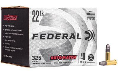 [FEAM22] FED AUTO MTCH 22LR 40GR SLD 325/3250