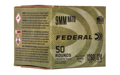 [FEC9N882] FED MIL-GRADE 9MM 124GR FMJ 50/500