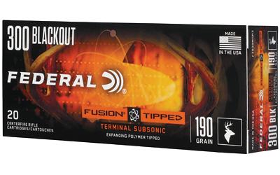 [FEF300BMSR3] FUSION TIPPED 300BLK 190GR 20/200
