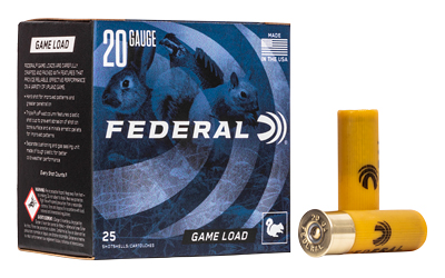 [FEH2008BX] FED GAME LOAD 20GA 2 3/4" #8 25/250