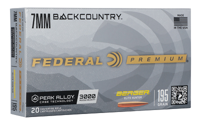 [FEP7BCEH1] FED GLD MDL BERG 7MM BC 195GR 20/200