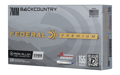 [FEP7BCTA1] FED TERM ASCENT 7MM BC 155GR 20/200
