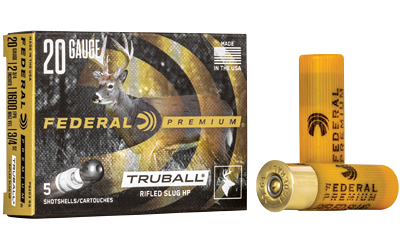 [FEPB203RS] FED PRM 20GA 2.75" RIFLED SLUG 5/250