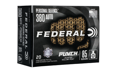 [FEPD380P1] FED PD PUNCH 380AUTO 85GR JHP 20/200
